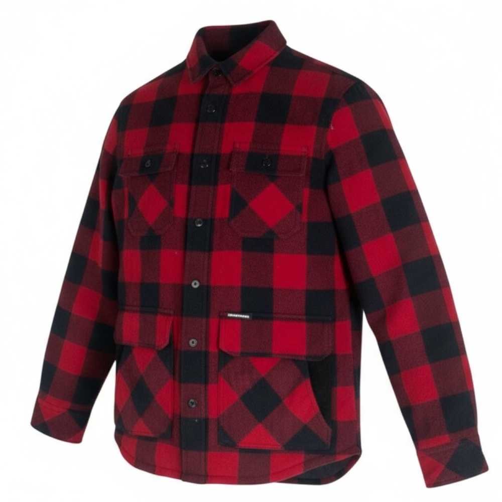 🛠️ Bike Repair Shop by Bean Pole Plaid Shacket Jacket  Lumberjack Vibes  Men’s M View 2